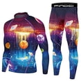 thumbnail image 1 of Men's Compression Sportswear Suits Gym Tights Training Boxing Rugby Clothing Jogging Sports Set Running Rashguard Tracksuit, 1 of 7