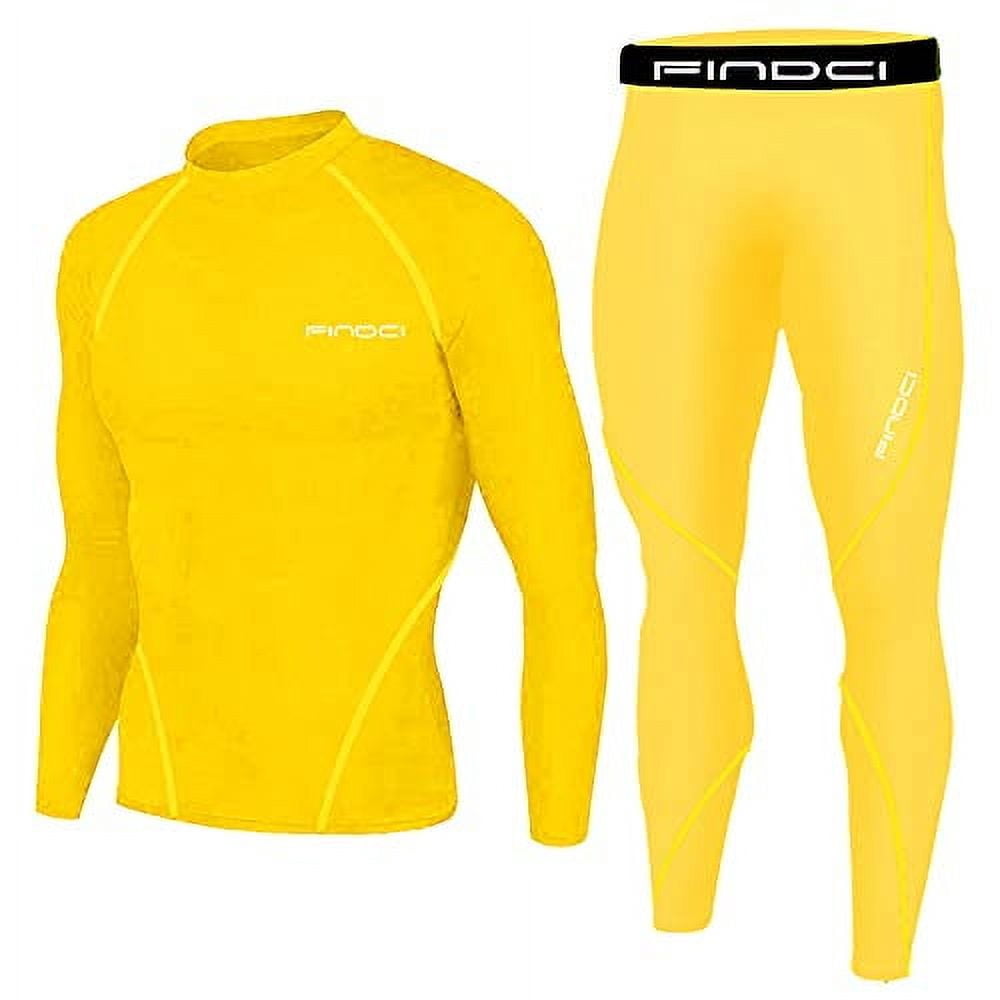 Men's Compression Sportswear Suits Gym Tights Training Boxing Rugby ...