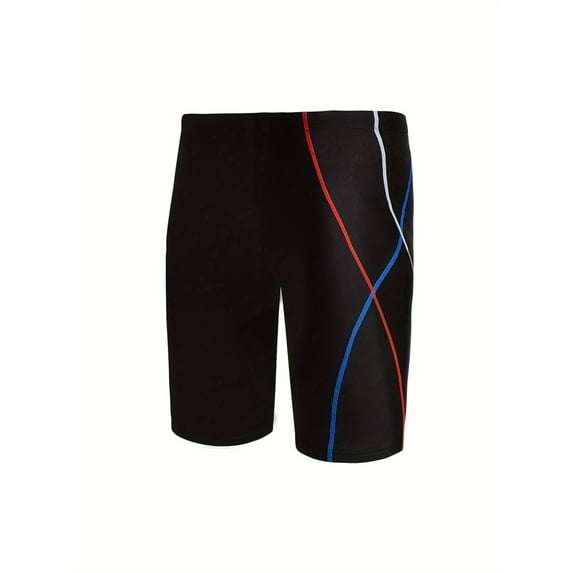 Men's Compression Swimming Trunks: Quick Drying Competitive Swimsuit For Summer Pool & Beach Fun!