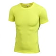 thumbnail image 1 of Men's Compression T-shirt Round collar Quick-drying Elastic Top, 1 of 2