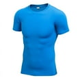 thumbnail image 1 of Men's Compression T-shirt Round collar Quick-drying Elastic Top, 1 of 2