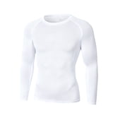 Men's Compression Thermal Shirts Long Sleeve Fleece Lined Workout Tee ...