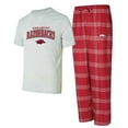 thumbnail image 1 of Men's Concepts Sport Arkansas Razorbacks Top & Pants Sleep Set, 1 of 3
