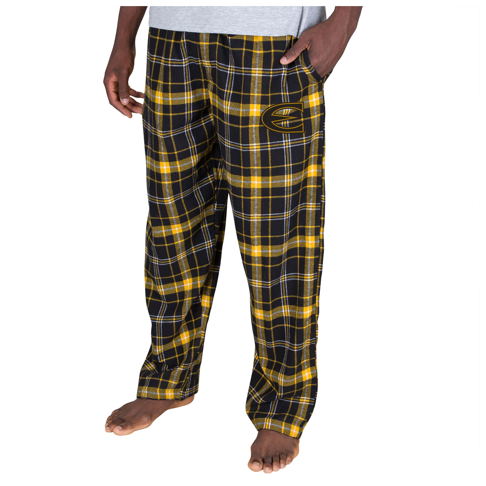 Men's Concepts Sport Black/Gold Emporia State Ultimate Flannel Pants