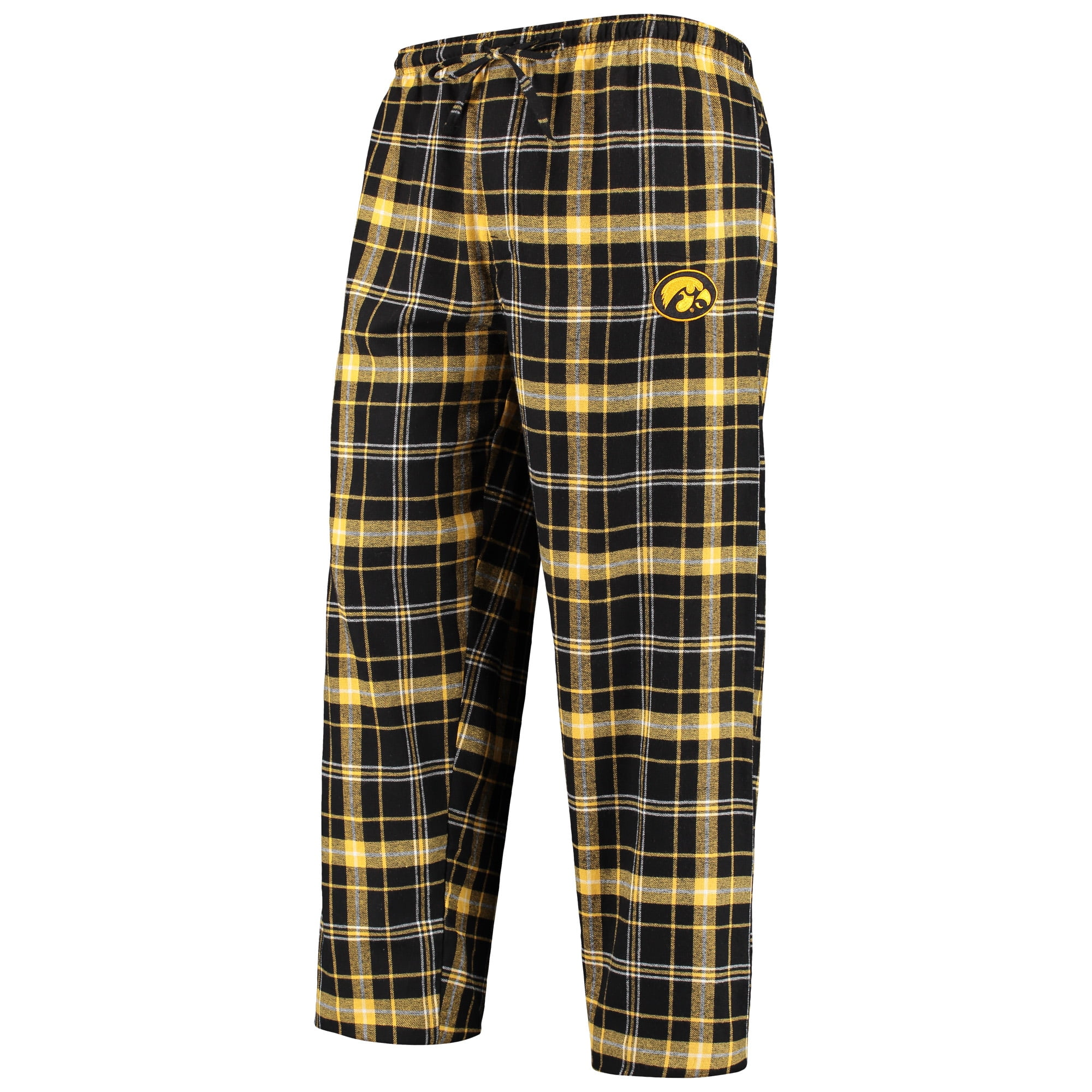 Men's Concepts Sport Black/Gold Iowa Hawkeyes Ultimate Flannel Pants ...