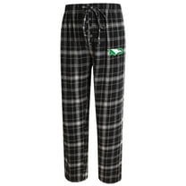 Men's Concepts Sport Black/Gray North Dakota Ultimate Flannel Pants