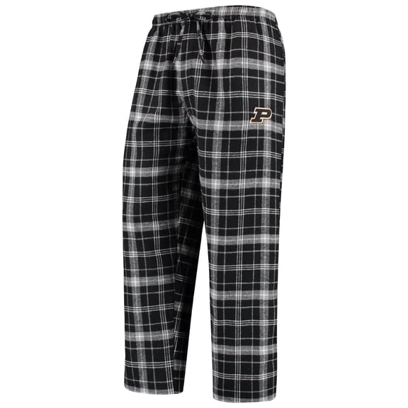 Men's Concepts Sport Black/Gray Purdue Boilermakers Ultimate Flannel Pants