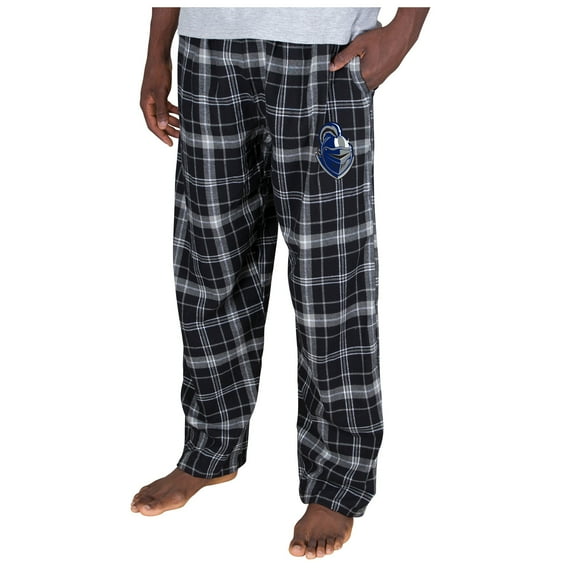 Men's Concepts Sport Black/Gray SUNY Geneseo Knights Ultimate Flannel Pants