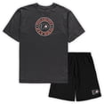 thumbnail image 1 of Men's Concepts Sport Black/Heathered Charcoal Philadelphia Flyers Big & Tall T-Shirt & Shorts Sleep Set, 1 of 3
