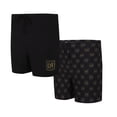 thumbnail image 1 of Men's Concepts Sport Black LAFC Gauge Two-Pack Shorts Set, 1 of 3
