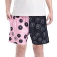 thumbnail image 1 of Men's Concepts Sport Black/Pink Inter Miami CF Breakthrough Split Design Knit Sleep Shorts, 1 of 1