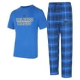 thumbnail image 1 of Men's Concepts Sport  Blue/Black Orlando Magic Vector Top & Flannel Pants Sleep Set, 1 of 3