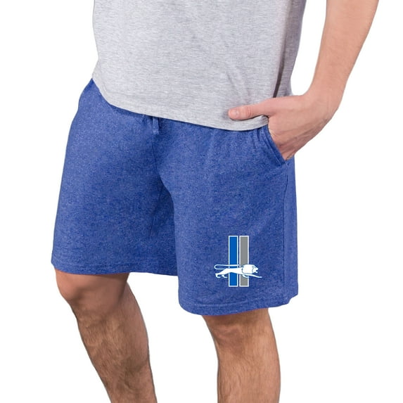 Men's Concepts Sport Blue Detroit Lions Quest Knit Jam Shorts