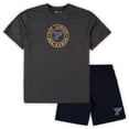 thumbnail image 1 of Men's Concepts Sport Blue/Heathered Charcoal St. Louis Blues Big & Tall Top & Shorts Sleep Set, 1 of 3