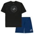 thumbnail image 1 of Men's Concepts Sport Blue/Heathered Charcoal Tampa Bay Lightning Big & Tall Top & Shorts Sleep Set, 1 of 3