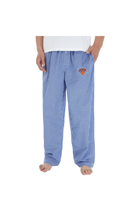 Men's Concepts Sport Blue/White New York Knicks Tradition Woven Pants