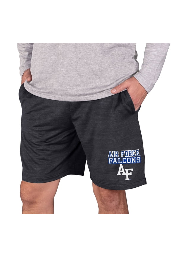 Men's Concepts Sport Charcoal Air Force Falcons Bullseye Knit Jam Shorts