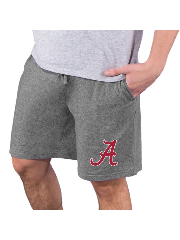Men's Concepts Sport Charcoal Alabama Crimson Tide Quest Knit Jam Shorts