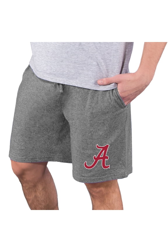 Men's Concepts Sport Charcoal Alabama Crimson Tide Quest Knit Jam Shorts