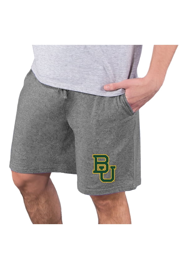 Men's Concepts Sport Charcoal Baylor Bears Quest Knit Jam Shorts