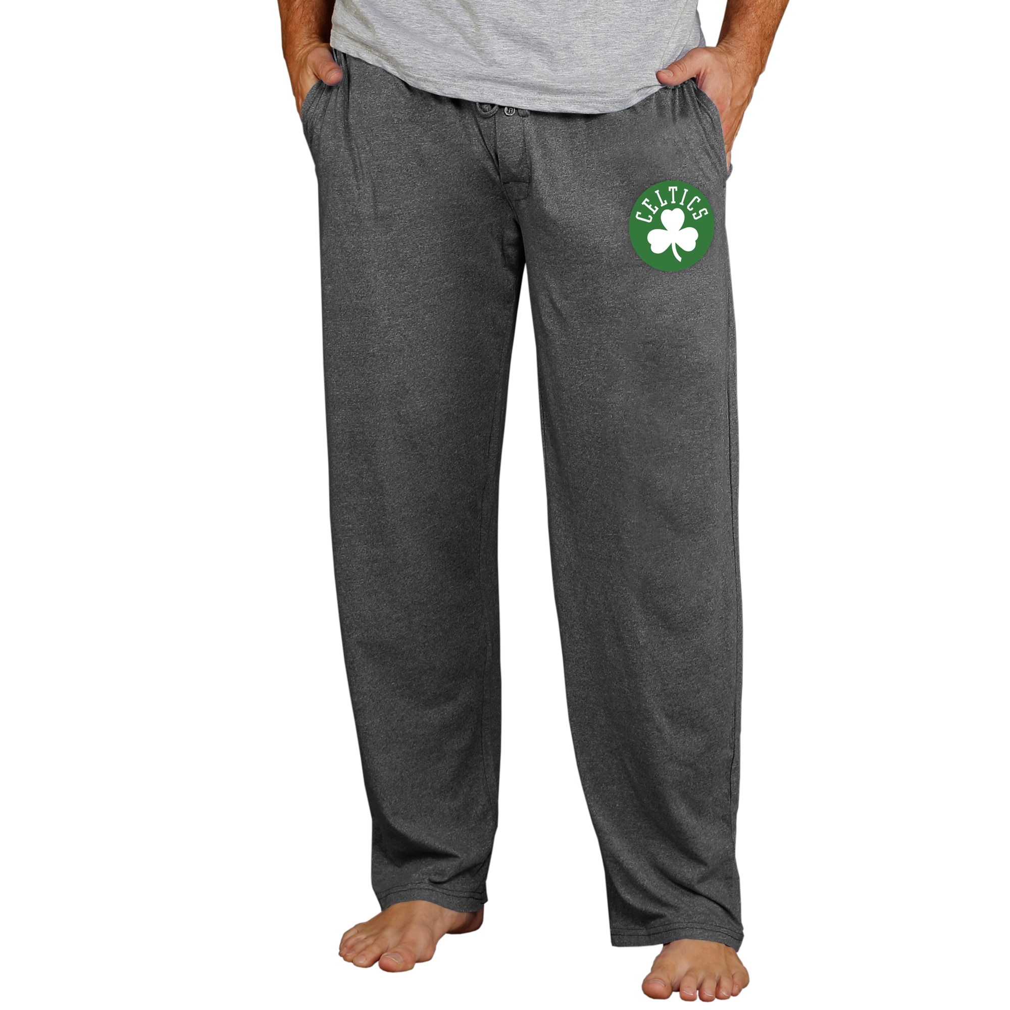 Men's Concepts Sport Charcoal Boston Celtics Quest Knit Lounge Pants - image 1 of 1