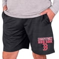 thumbnail image 1 of Men's Concepts Sport Charcoal Boston Red Sox Bullseye Knit Jam Shorts, 1 of 1