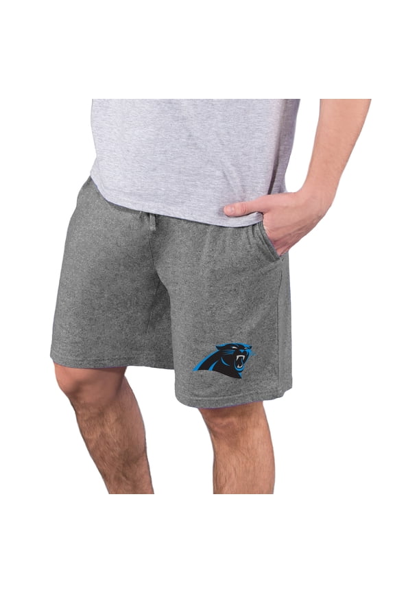 Men's Concepts Sport  Charcoal Carolina Panthers Quest Knit Jam Shorts