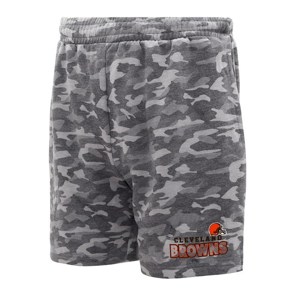 Men's Concepts Sport Charcoal Cleveland Browns Biscayne Camo Shorts
