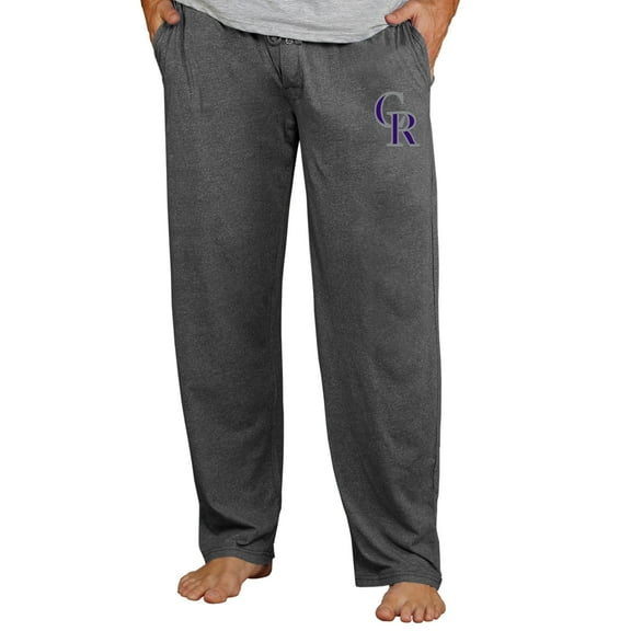 Men's Concepts Sport Charcoal Colorado Rockies Quest Lounge Pants