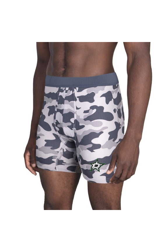Men's Concepts Sport Charcoal Dallas Stars Invincible Knit Boxer Briefs