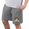thumbnail image 1 of Men's Concepts Sport  Charcoal ECU Pirates Quest Knit Jam Shorts, 1 of 1