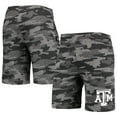 thumbnail image 1 of Men's Concepts Sport Charcoal/Gray Texas A&M Aggies Camo Backup Terry Jam Lounge Shorts, 1 of 3