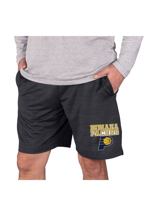 Men's Concepts Sport Charcoal Indiana Pacers Bullseye Knit Jam Shorts