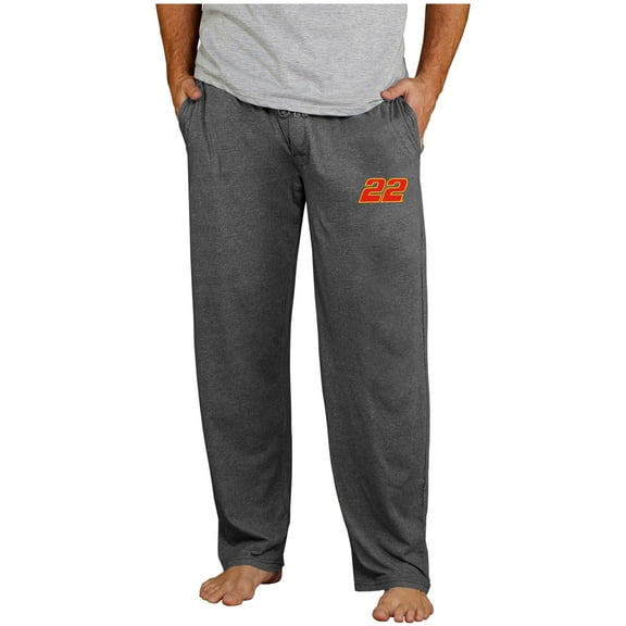 Men's Concepts Sport  Charcoal Joey Logano Quest Knit Pants