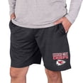 thumbnail image 1 of Men's Concepts Sport Charcoal Kansas City Chiefs Bullseye Knit Jam Shorts, 1 of 1