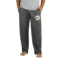 thumbnail image 1 of Men's Concepts Sport Charcoal Miami Dolphins Retro Quest Knit Pants, 1 of 1