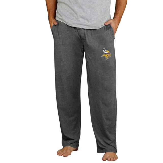 Men's Concepts Sport Charcoal Minnesota Vikings Lightweight Quest Knit Sleep Pants