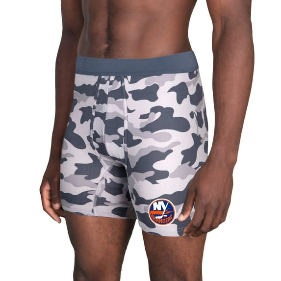 Men's Concepts Sport Charcoal New York Islanders Invincible Knit Boxer Briefs