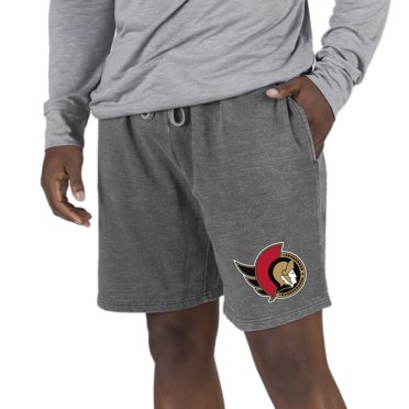 Men's Concepts Sport Charcoal Ottawa Senators Bullseye Knit Jam Shorts ...