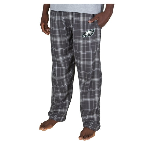 Men's-Concepts Sport Charcoal Philadelphia Eagles Ultimate Plaid Flannel Pants