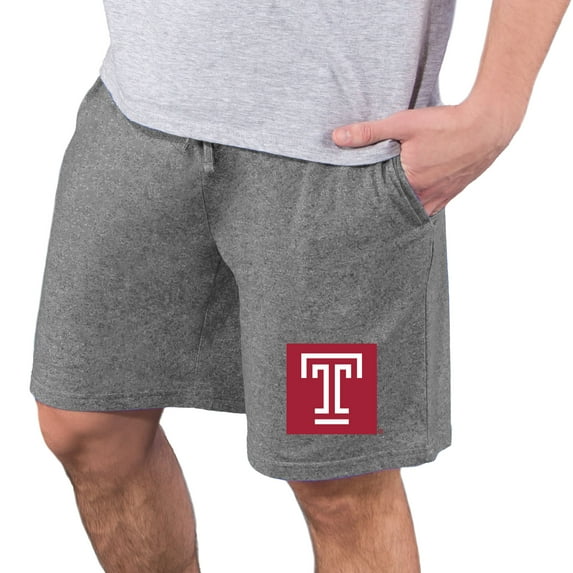 Men's Concepts Sport Charcoal Temple Owls Quest Knit Jam Shorts