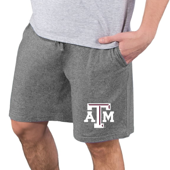 Men's Concepts Sport Charcoal Texas A&M Aggies Quest Knit Jam Shorts