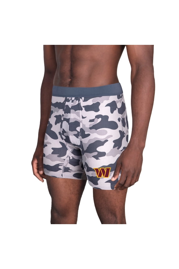 Men's Concepts Sport Charcoal Washington Commanders Invincible Knit Boxer Brief