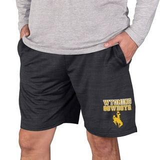 Women's Concepts Sport Black/Gold Wyoming Cowboys Ultimate Flannel Sleep  Shorts
