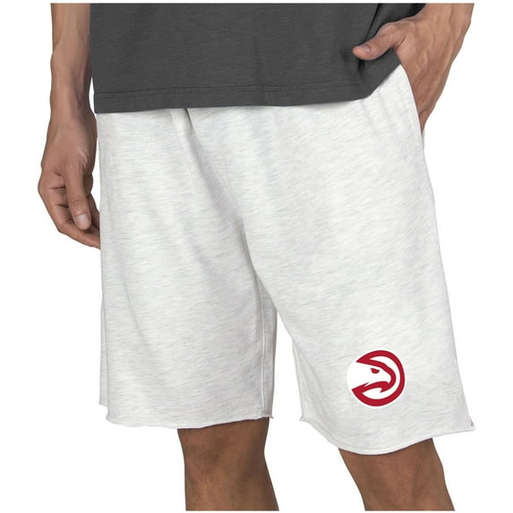 Men's Concepts Sport Cream Atlanta Hawks Mainstream Terry Shorts