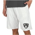 thumbnail image 1 of Men's Concepts Sport  Cream Brooklyn Nets Mainstream Terry Shorts, 1 of 1