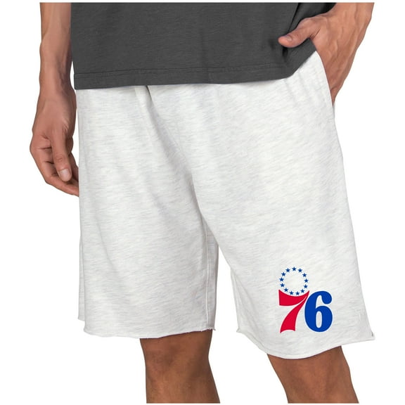 Men's Concepts Sport  Cream Philadelphia 76ers Mainstream Terry Shorts