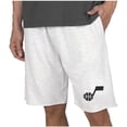 thumbnail image 1 of Men's Concepts Sport  Cream Utah Jazz Mainstream Terry Shorts, 1 of 1
