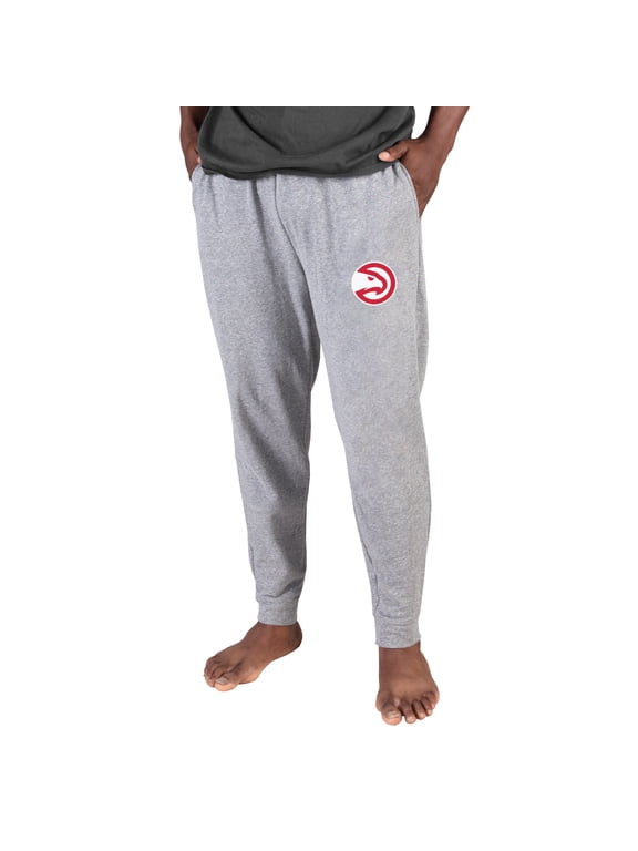 Men's Concepts Sport Gray Atlanta Hawks Mainstream Cuffed Terry Pants
