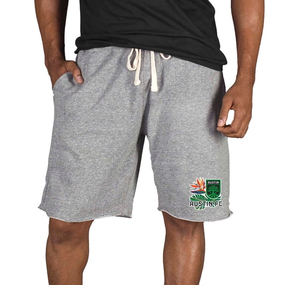 Men's Concepts Sport Gray Austin FC Mainstream Tri-Blend Shorts